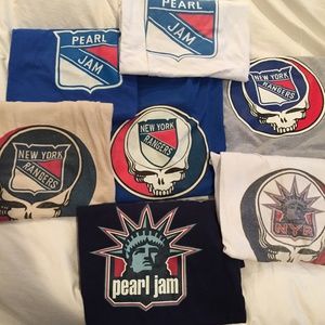 Grateful Dead and PJ Shirts